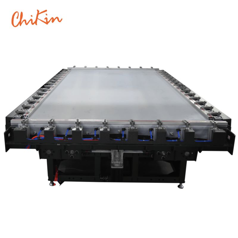 Automatic Net Drawing Machine for Stable Large-Format Handling