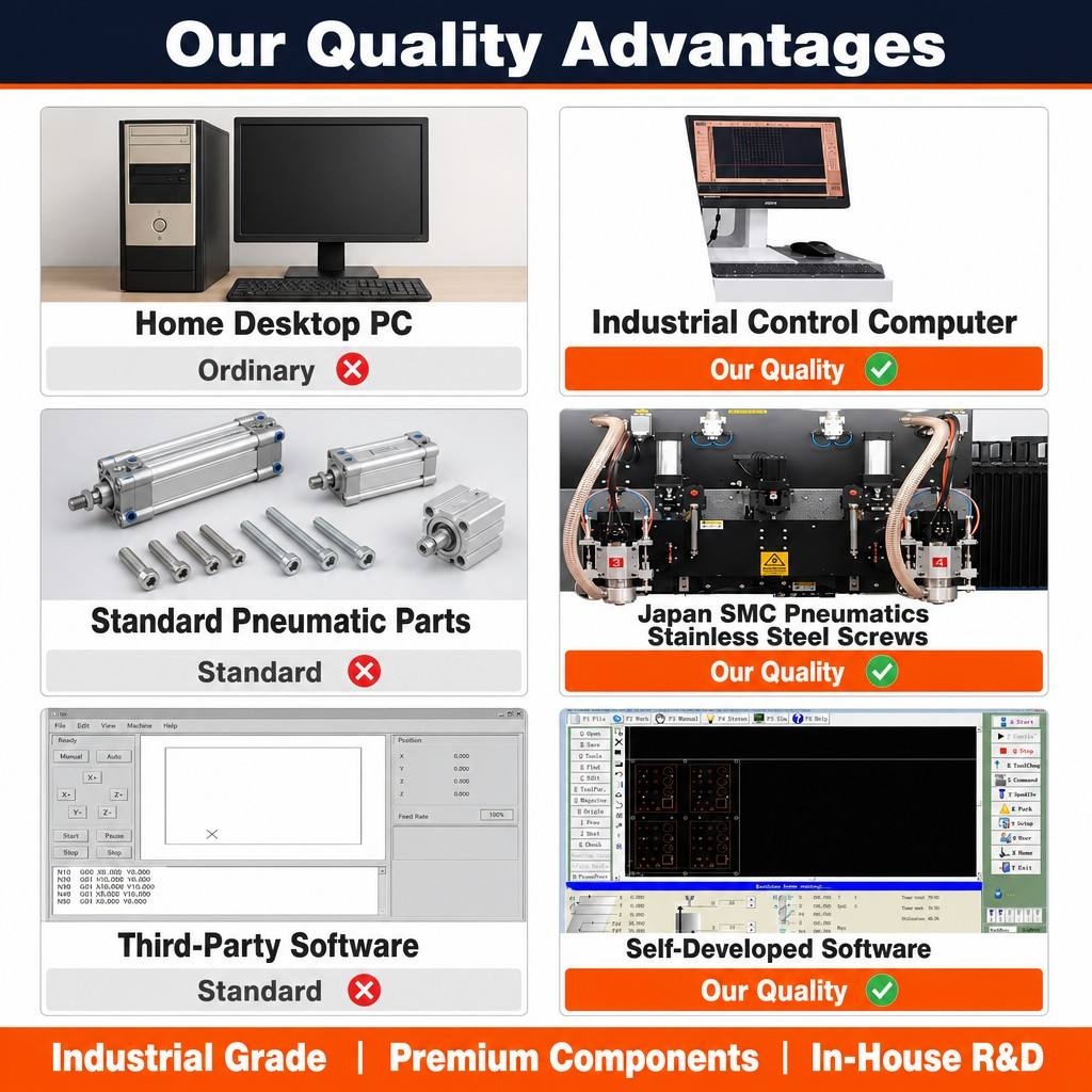 Single spindle PCB Drilling and Routing Machine