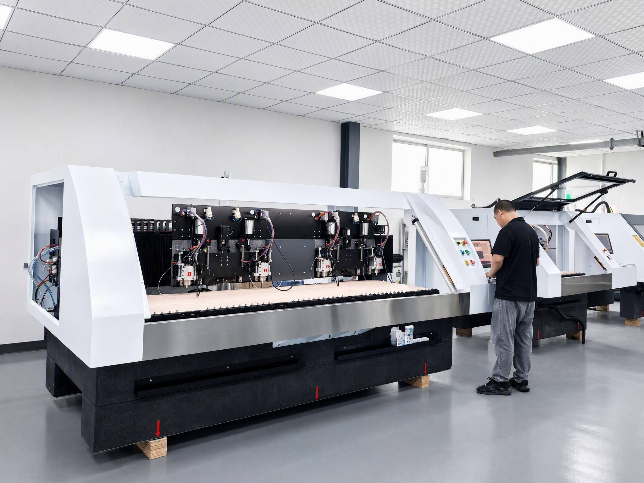 Single spindle PCB Drilling and Routing Machine