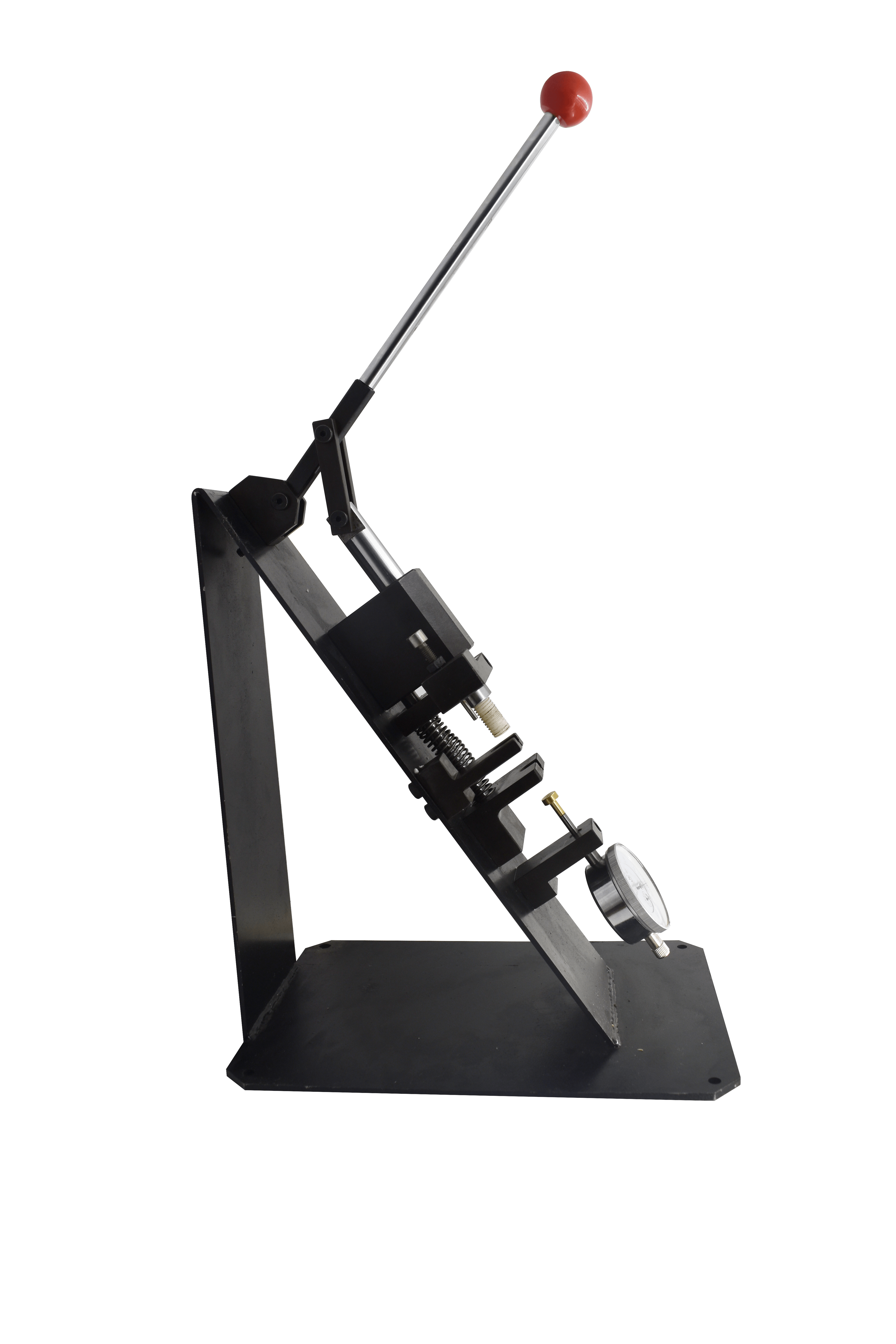 Ring setting machine for controlled bench-top pressing and inspection