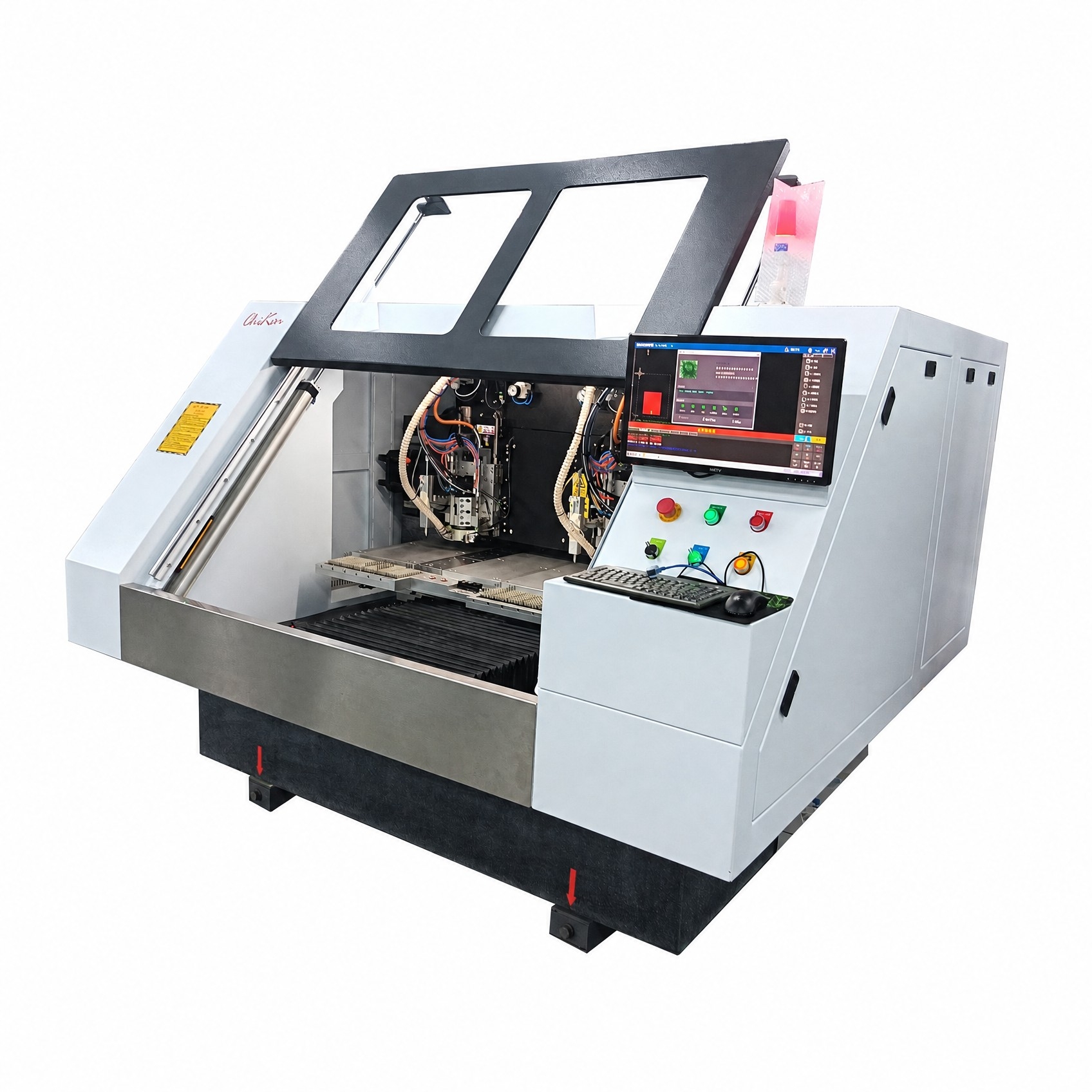 High Speed 2 Spindle PCB Drilling Machine With Linear Motor