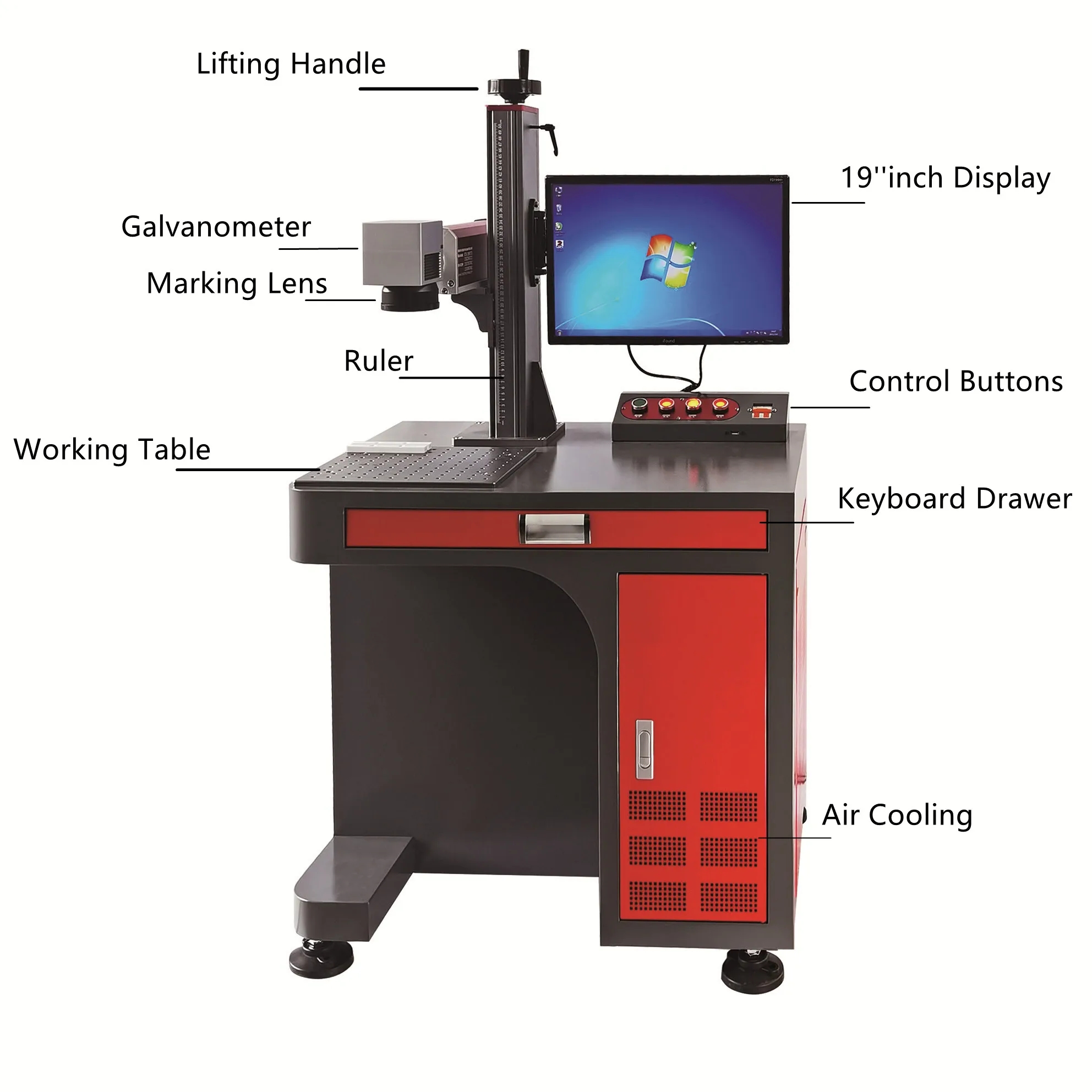 Fiber Laser Marking Machine for Traceability and Part ID